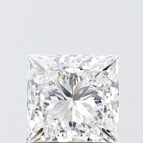 Lab Created 1.55 Carat D-VVS2 Princess Cut Diamond