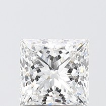 Lab Created 1.61 Carat E-VS1 Princess Cut Diamond