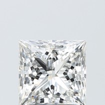 Lab Created 3.05 Carat G-VVS2 Princess Cut Diamond