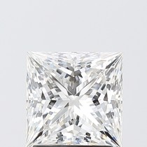 Lab Created 2.07 Carat F-VVS2 Princess Cut Diamond