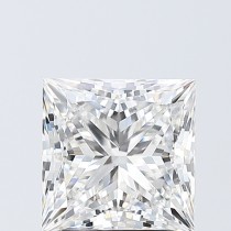 Lab Created 3.11 Carat G-VVS2 Princess Cut Diamond Lab Created 3.11 Carat G-VVS2 Princess Cut Diamond