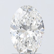 Lab Created 1.56 Carat G-VVS2 Oval Diamond Lab Created 1.56 Carat G-VVS2 Oval Diamond