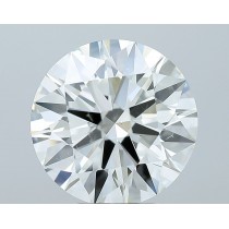 4.08 Carat J-SI1 Round Natural Diamond