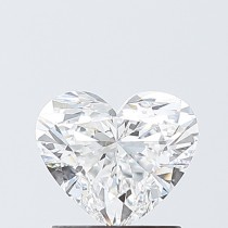 Lab Created 1.14 Carat E-VVS2 Heart Shaped Diamond