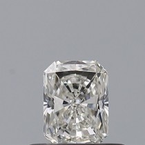 0.37 Carat I-VVS1 Radiant Cut Natural Diamond