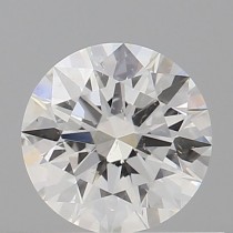 0.55 Carat G-SI2 Round Natural Diamond Certified By GIA