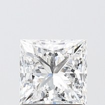 Lab Created 1.54 Carat D-VVS2 Princess Cut Diamond