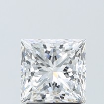 Lab Created 2.12 Carat E-VVS2 Princess Cut Diamond