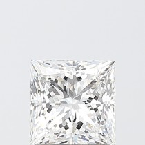 Lab Created 1.64 Carat D-VS2 Princess Cut Diamond