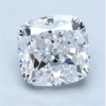 1.73 Carat D-VVS2 Cushion Cut Natural Diamond 1.73 Carat D-VVS2 Cushion Cut Natural Diamond