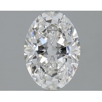 1.70 Carat F-SI2 Oval Natural Diamond Certified By GIA