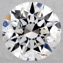 0.71 Carat D-I1 Round Natural Diamond