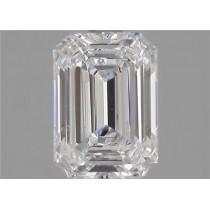 1.76 Carat D-IF Emerald Cut Natural Diamond
