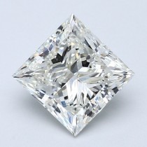 2.81 Carat I-SI1 Princess Cut Natural Diamond