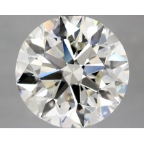 4.12 Carat H-VS1 Round Natural Diamond