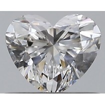 0.42 Carat E-VS2 Heart Shaped Natural Diamond 0.42 Carat E-VS2 Heart Shaped Natural Diamond