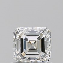 0.90 Carat H-VS1 Asscher Cut Natural Diamond Certified By GIA 0.90 Carat H-VS1 Asscher Cut Natural Diamond Certified By GIA