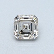 0.51 Carat K-VS1 Asscher Cut Natural Diamond
