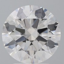2.93 Carat F-VVS2 Round Natural Diamond