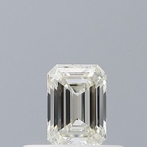 0.28 Carat H-IF Emerald Cut Natural Diamond
