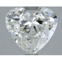 1.71 Carat I-SI1 Heart Shaped Natural Diamond