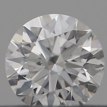 0.21 Carat D-I1 Round Natural Diamond Certified By NONE 0.21 Carat D-I1 Round Natural Diamond Certified By NONE