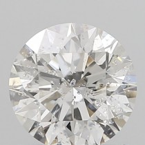 0.80 Carat G-I1 Round Natural Diamond