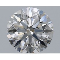 0.91 Carat E-VVS1 Round Natural Diamond Certified By GIA