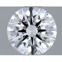 0.65 Carat D-SI2 Round Natural Diamond