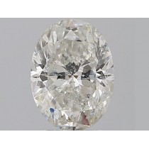 3.06 Carat H-SI2 Oval Natural Diamond