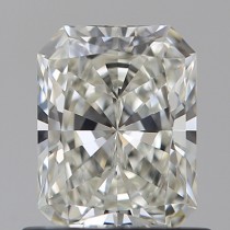 0.82 Carat J-VVS2 Radiant Cut Natural Diamond