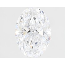 Lab Created 1.09 Carat D-VVS2 Oval Diamond
