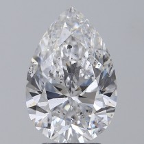 3.25 Carat D-SI2 Pear Shaped Natural Diamond 3.25 Carat D-SI2 Pear Shaped Natural Diamond