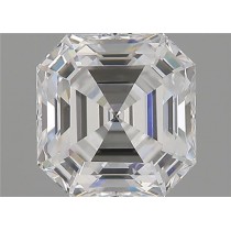 1.77 Carat D-VS2 Asscher Cut Natural Diamond