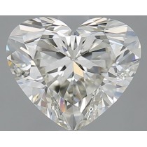 1.62 Carat J-IF Heart Shaped Natural Diamond