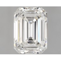 Lab Created 1.49 Carat F-VS1 Emerald Cut Diamond