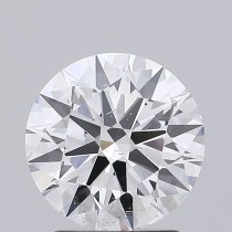 Lab Created 2.00 Carat D-SI1 Round Diamond
