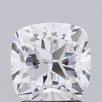 Lab Created 2.01 Carat D-SI1 Cushion Cut Diamond Lab Created 2.01 Carat D-SI1 Cushion Cut Diamond