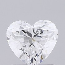 Lab Created 1.05 Carat D-VS1 Heart Shaped Diamond