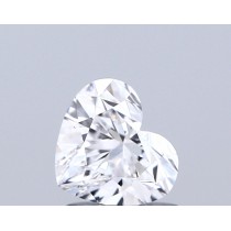 Lab Created 0.91 Carat D-VVS2 Heart Shaped Diamond