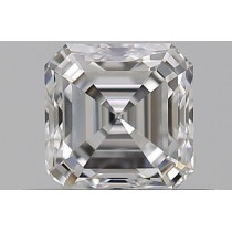 0.50 Carat E-VS2 Asscher Cut Natural Diamond