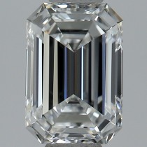 0.79 Carat F-IF Emerald Cut Natural Diamond