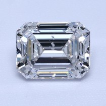 Lab Created 1.91 Carat G-SI2 Emerald Cut Diamond Lab Created 1.91 Carat G-SI2 Emerald Cut Diamond