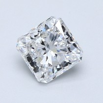 1.71 Carat D-SI1 Radiant Cut Natural Diamond