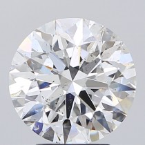 4.09 Carat F-SI2 Round Natural Diamond 4.09 Carat F-SI2 Round Natural Diamond