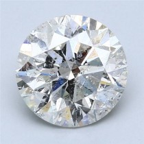3.50 Carat F-SI2 Round Natural Diamond 3.50 Carat F-SI2 Round Natural Diamond
