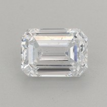 Lab Created 0.76 Carat G-VS2 Emerald Cut Diamond