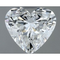0.80 Carat H-SI1 Heart Shaped Natural Diamond