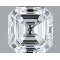 1.00 Carat E-VVS1 Asscher Cut Natural Diamond