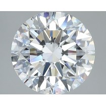 3.31 Carat F-SI1 Round Natural Diamond